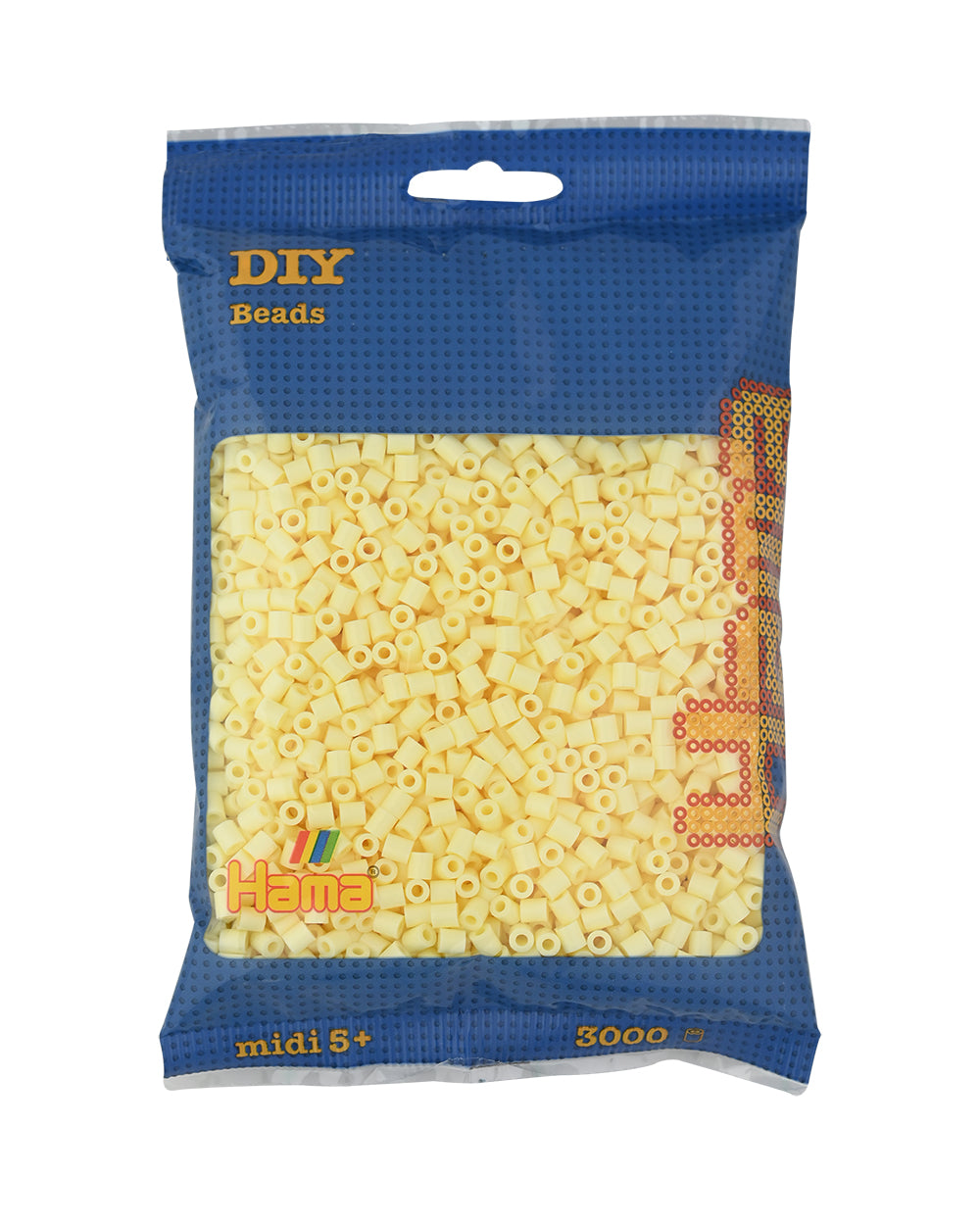 Hama midi crema 3000 piezas
