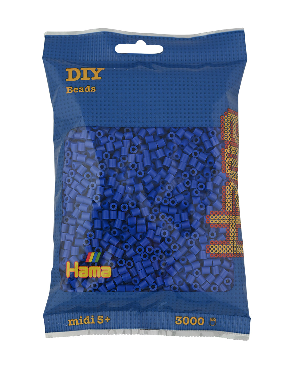 Hama midi azul 3000 piezas