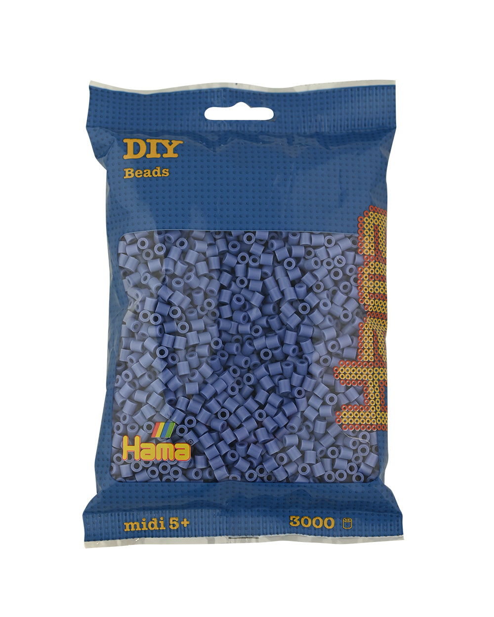Hama midi azul lavanda 3000 piezas