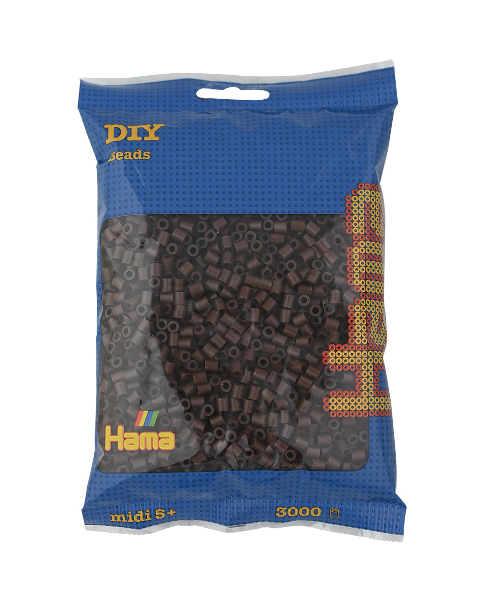 Hama midi marrón 3000 piezas