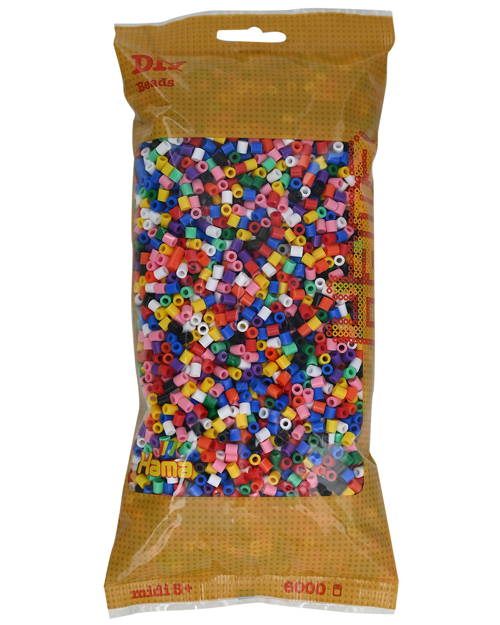 Hama midi mix 00 (10 colores) 6000 piezas