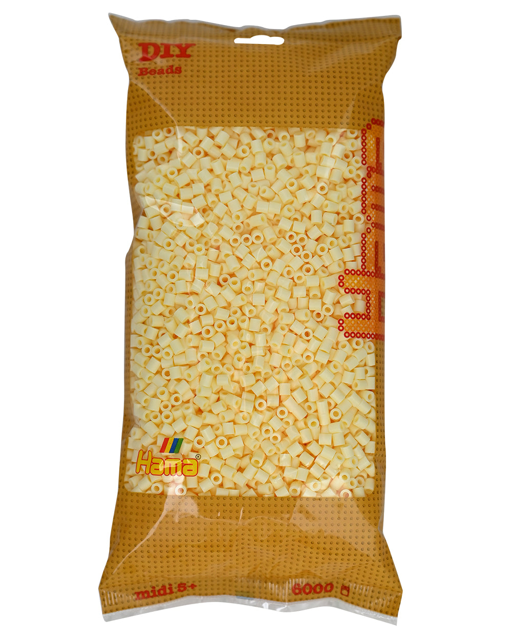 Hama midi crema 6000 piezas