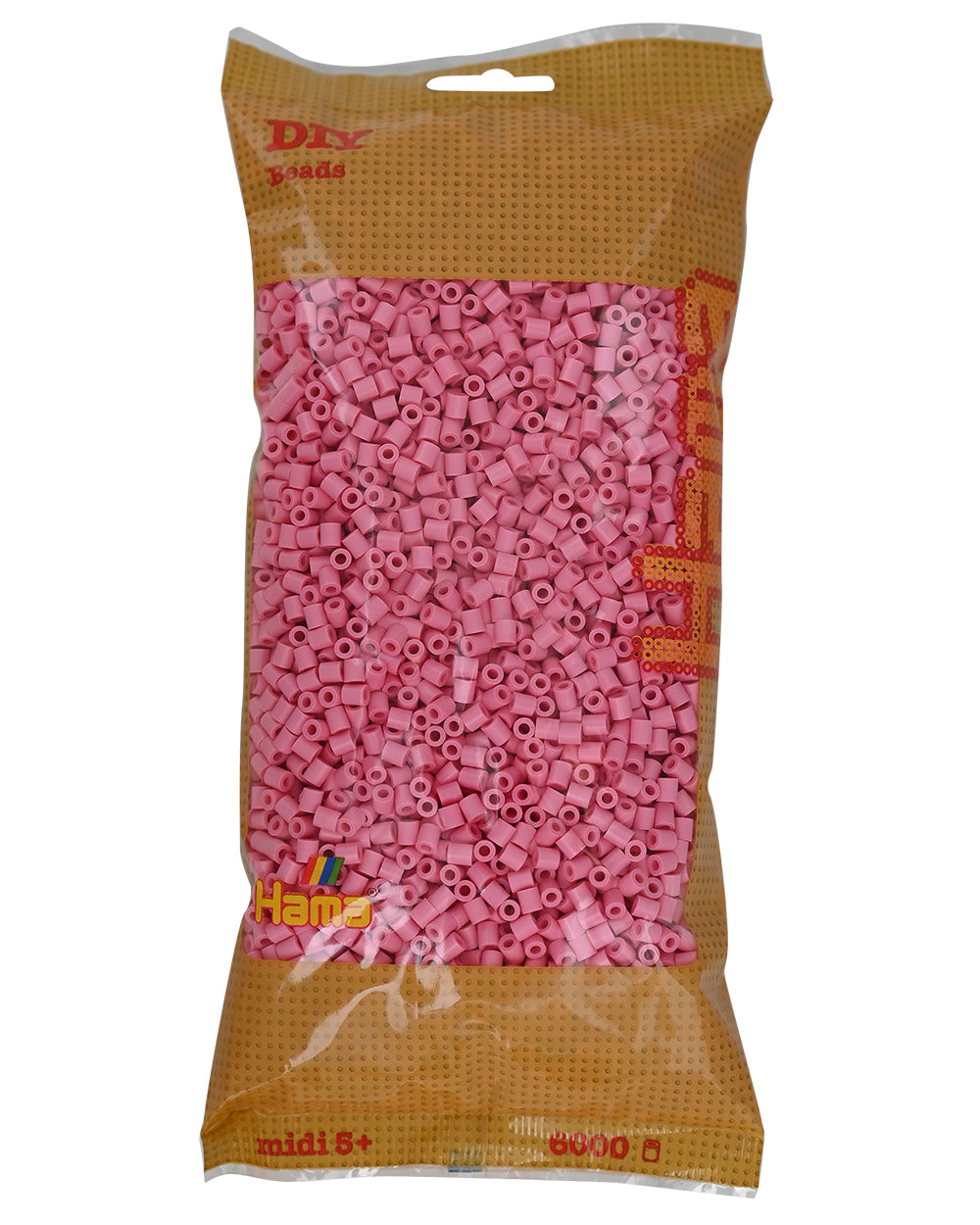 Hama midi rosa 6000 piezas