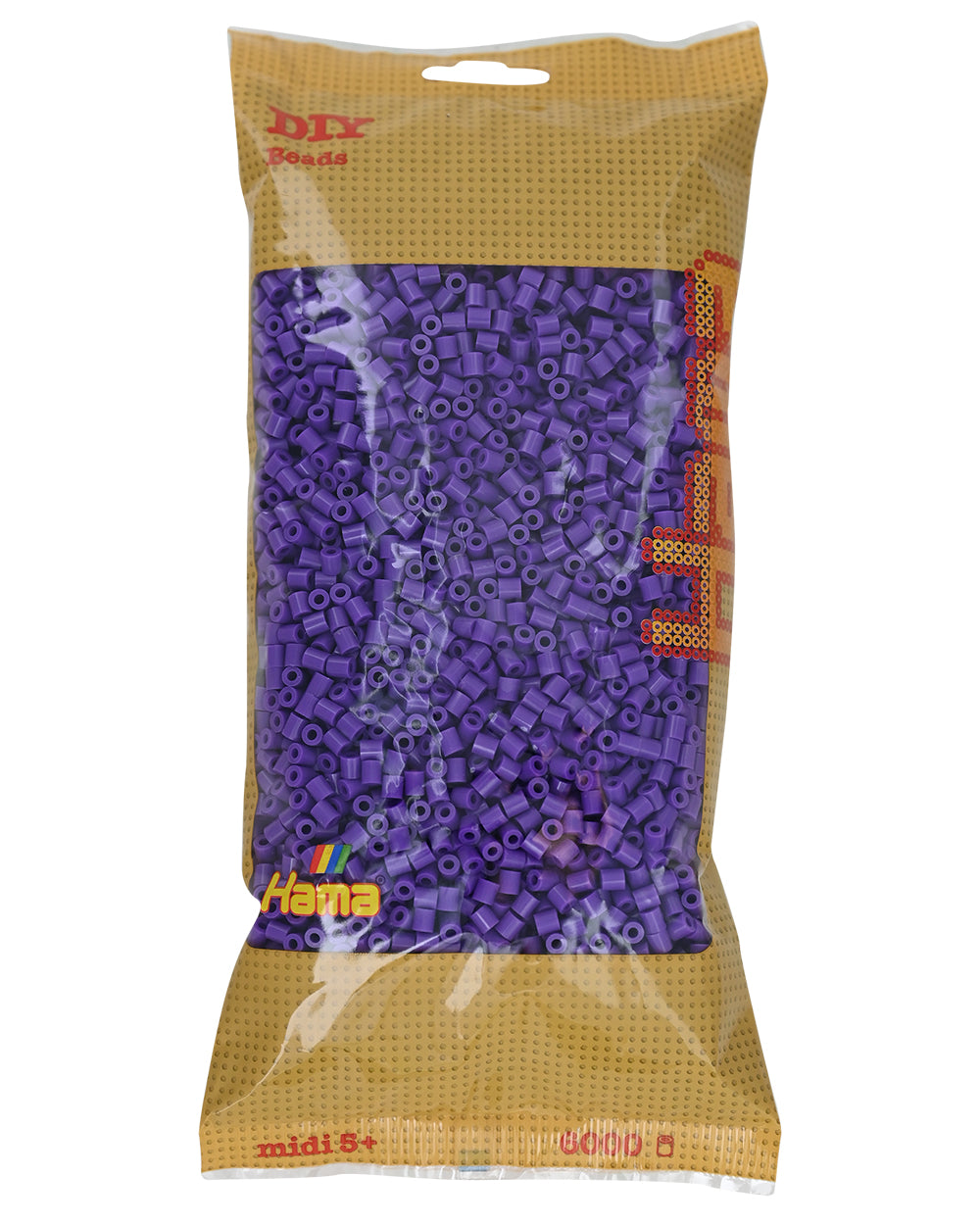 Hama midi violeta 6000 piezas