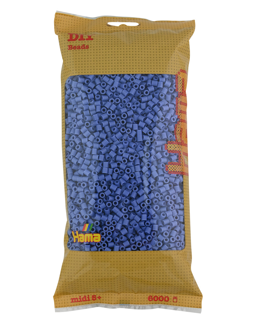 Hama midi azul lavanda 6000 piezas