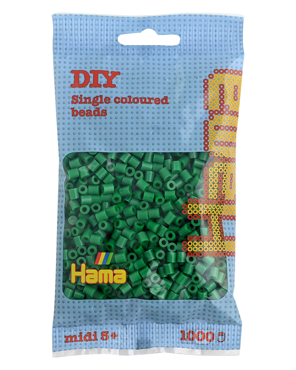 Hama midi verde 1000 piezas