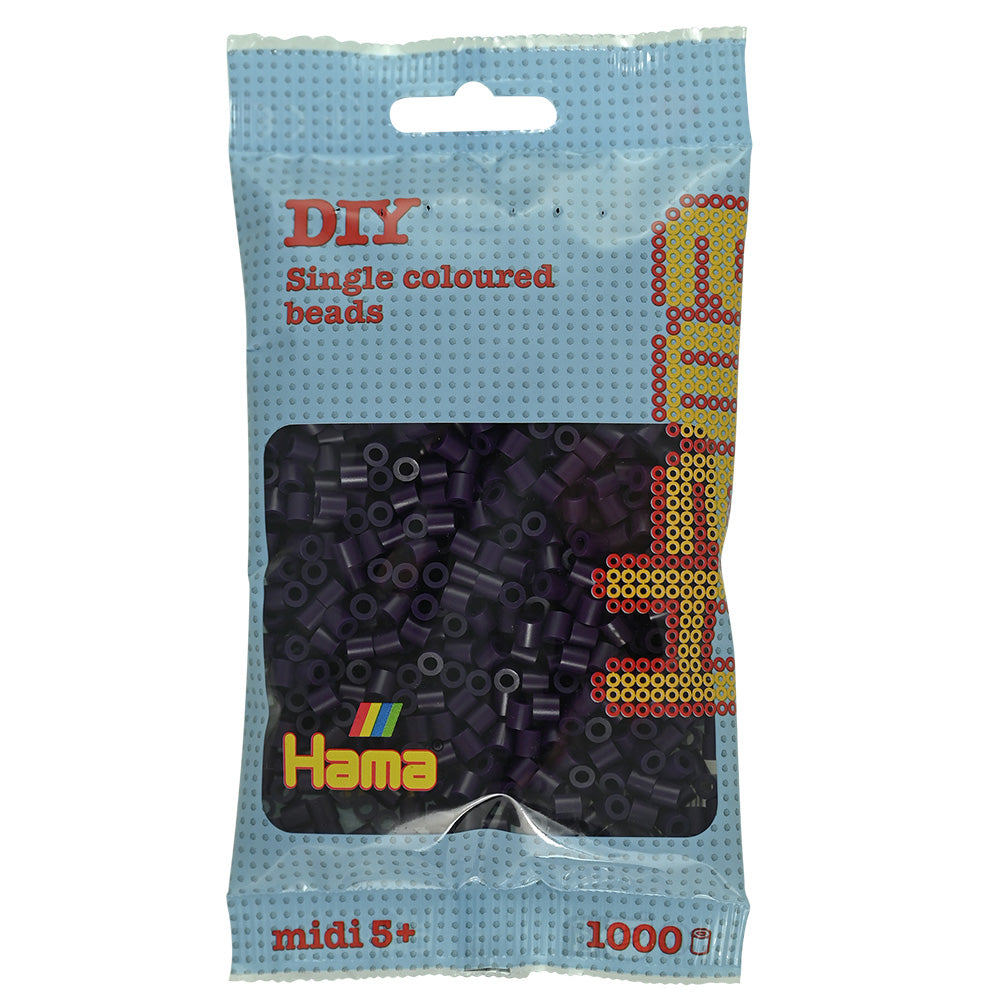 Hama midi violeta berenjena 1000 piezas