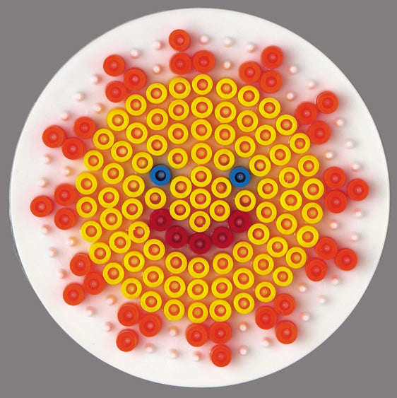 Placa / Pegboard circular pequeña para Hama midi