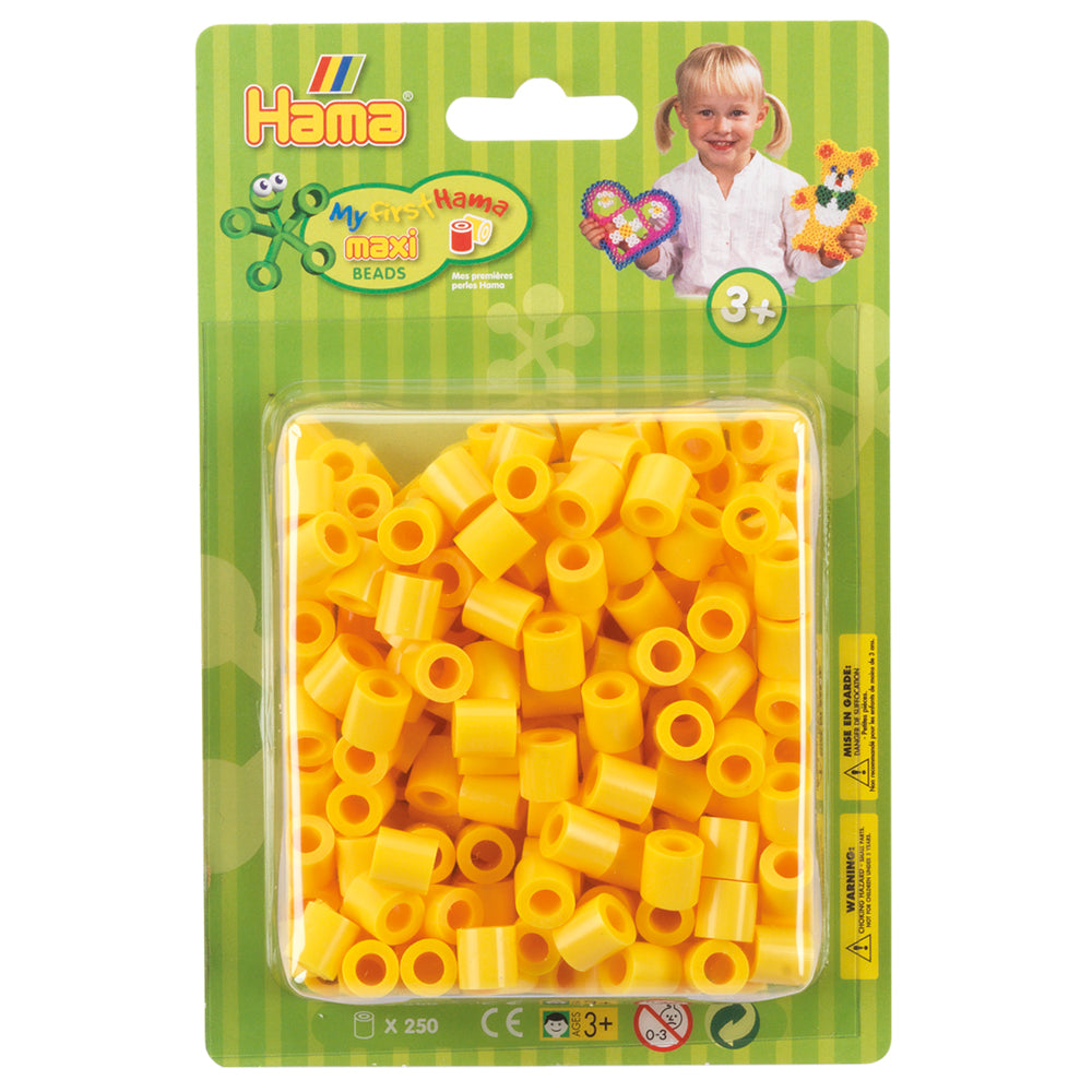 Hama Maxi amarillo 250 piezas aprox.